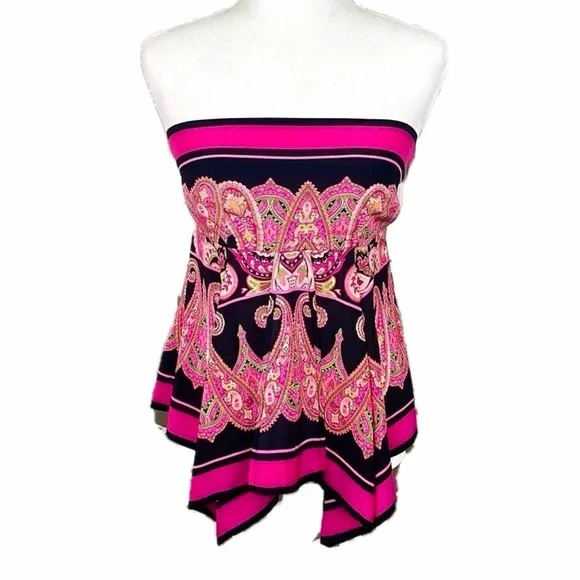 Vintage Y2K Victoria’s Secret Moda International Strapless Silk Tube Top, XS - Picture 3 of 16